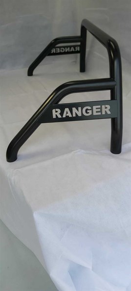 FITS FOR FORD RANGER 2012 + S/S BLACK ROLL BAR - SPORTS BAR – BLACK - Image 4