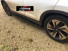 FORD RANGER 2012+ RUNNING BOARD STEP BAR SIDE STEPS BAR BOARD BLACK - Image 5