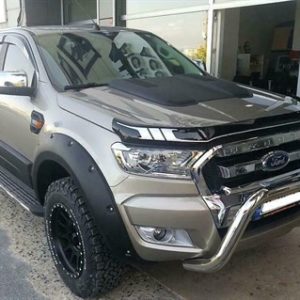 Ford Ranger T7 Bonnet Scoop Styling Accessories 2016 On Matte Black
