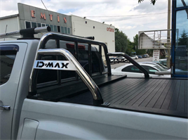 Stainless Steel Roll-bar Bar WITH WINDOW GUARD Fits ISUZU D-Max 2007-2011 - Image 2