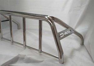 STAINLESS STEEL SPORT ISUZU DMAX 2007-2011 ROLL BARS MODEL NAME & WINDOW GUARD