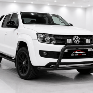 Volkswagen Amarok Bull Bar – Black Powder Coated Stainless Steel – 2010+ Models