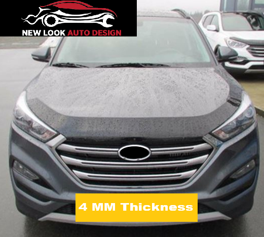 Bonnet Bug Guard Protector Black for Hyundai Tuscon 2016+ - Image 4