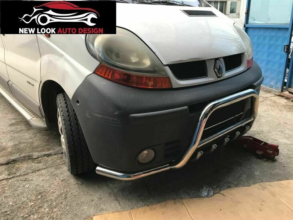 BULL BAR NUDGE BAR FOR VAUXHALL VIVARO 2004-2014 BAR Chrome