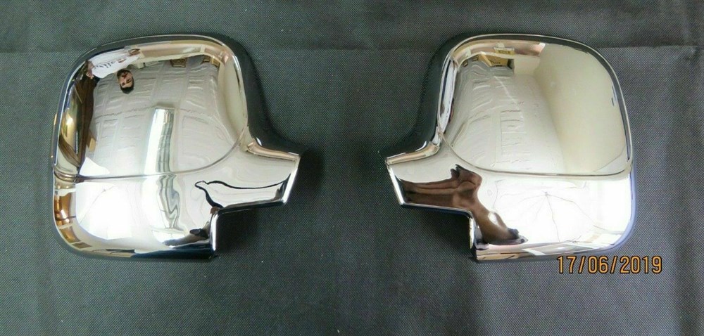1996-2008 Citroen Berlingo Peugeot Partner Abs Chrome Mirror Cover 2Pcs