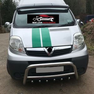Sun Visor Solid Acrylic for Vauxhall Vivaro 2001-2013