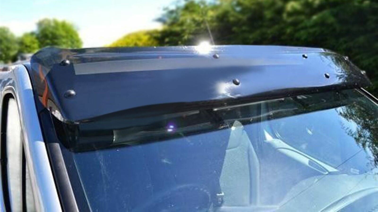 FORD COURIER SUN VISOR SOLID BLACK ACRYLIC 2015-2018 - Image 5