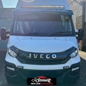 IVECO DAILY Sun Visor and Bug Guard Solid Black Acrylic 2014-2018