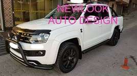 4'' Oval Elite Black Side Steps / Bars for VW AMAROK From 2012+ - Image 5