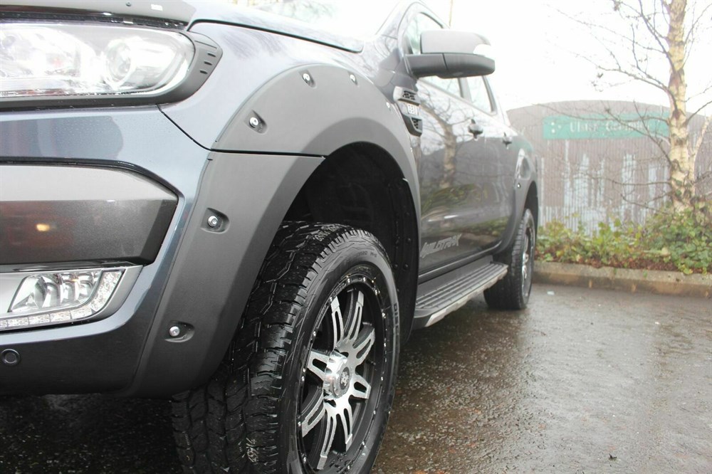 BOLT ON LOOK FENDER FLARES SET WHEEL ARCH KIT FOR FORD RANGER T6 2015-2019 D-CAB - Image 4