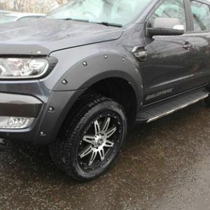 BOLT ON LOOK FENDER FLARES SET WHEEL ARCH KIT FOR FORD RANGER T6 2015-2019 D-CAB