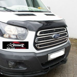 Black Bonnet Guard Protector Fits Ford Transit 2019+
