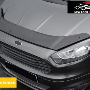Bonnet Protector Bug Guard Black 2014-2019 For FORD Courier