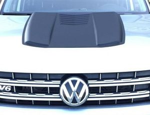 BONNET SCOOP COVER MATTE BLACK FOR AMAROK