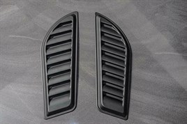 BONNET SCOOP COVER SIDE VENT MATTE BLACK FOR MITSUBISHI L200 2016 ONW - Image 4