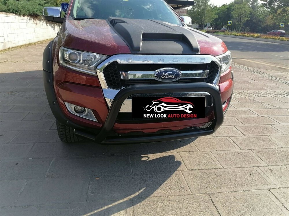 BULL BAR NUDGE BAR for Ford Ranger 2012 + (76 mm ) BAR Black - Image 3