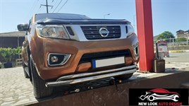 BULL BAR NUDGE BAR FOR NISSAN NAVARA 2016+ (76 mm ) BAR CHROME - Image 4