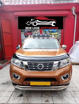 BULL BAR NUDGE BAR FOR NISSAN NAVARA 2016+ (76 mm ) BAR CHROME - Image 5
