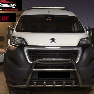 BULL BAR NUDGE BAR for Peugeot Boxer 2007 + BAR Chrome