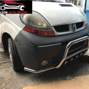 BULL BAR NUDGE BAR for Renault Trafic 2004-2014 BAR Chrome