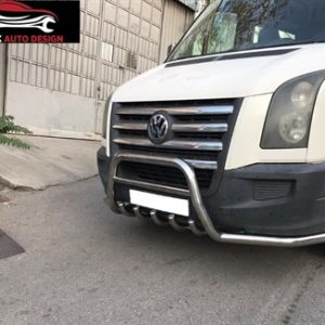BULL BAR NUDGE BAR for VW Crafter 2018 + BAR Chrome
