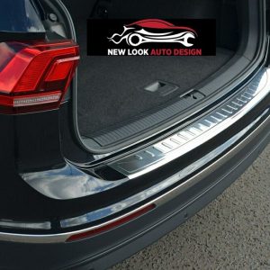 Chrome Rear Bumper Protector Guard Stainless Steel For VW Tiguan 2016+