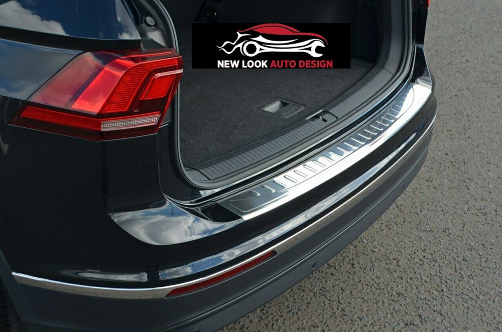 Chrome Rear Bumper Protector Guard Stainless Steel For VW TOUREG 2019+ - Image 2