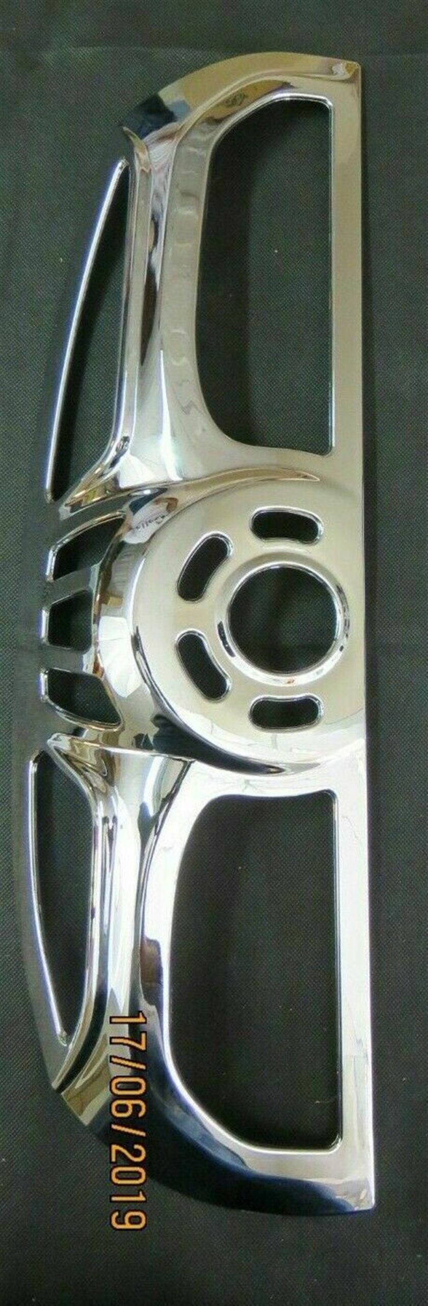 CHROME STOP LAMP FRAME ABS SET FOR FIAT DOBLO (2010+2015)