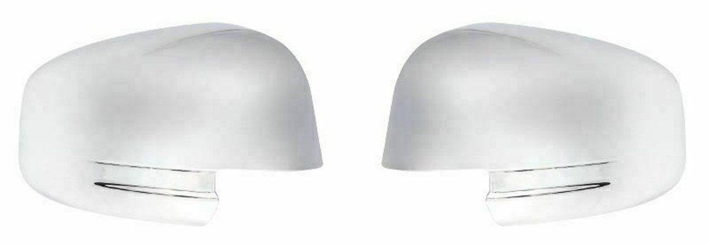 CHROME WING SIDE ABS MIRROR COVER SET FOR FORD COURIER (2014-2016) - Image 2