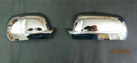 CHROME WING SIDE ABS MIRROR COVER SET FOR VW BORA (1998-2004)