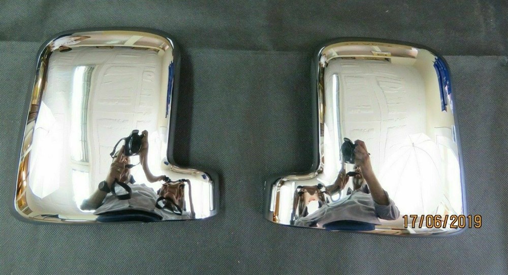 CHROME WING SIDE ABS MIRROR COVER SET FOR FORD CONNECT (2002-2009)