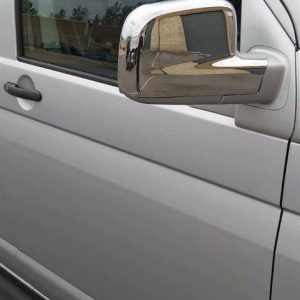 CHROME WING SIDE ABS MIRROR COVER SET FOR VW T5 (2003-2010)