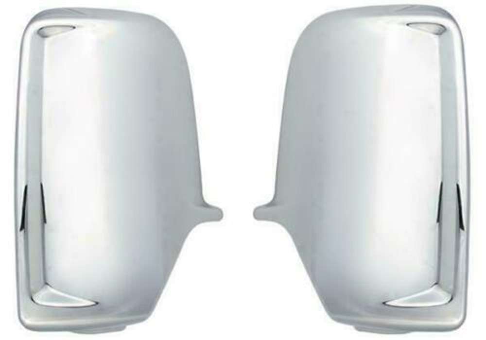CHROME WING SIDE ABS MIRROR COVER SET FOR VW VOLT CRAFTER (2007-2018) - Image 2