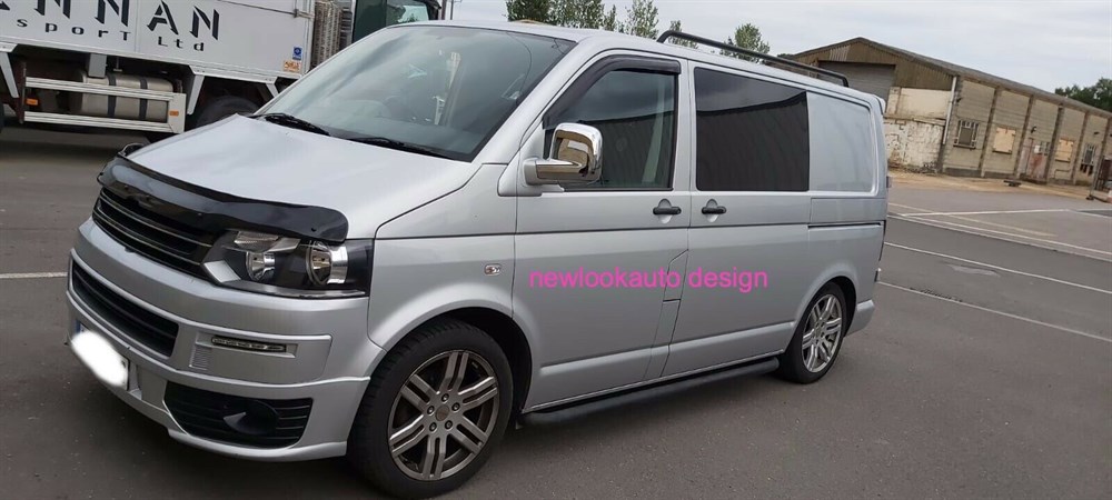 CHROME WING SIDE ABS MIRROR COVER SET FOR VW T5 (2003-2010) - Image 5