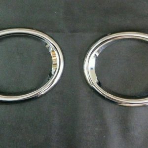 Citroen Berlingo Peugeot Partner Tepee Abs Chrome Fog Lamp Trim Cover 2Pcs