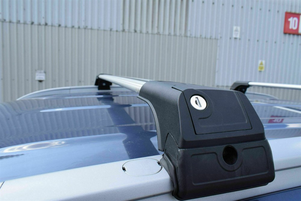 Cross Bars For Roof Rails To Fit Ford Transit Custom (2012 ONW Lockable