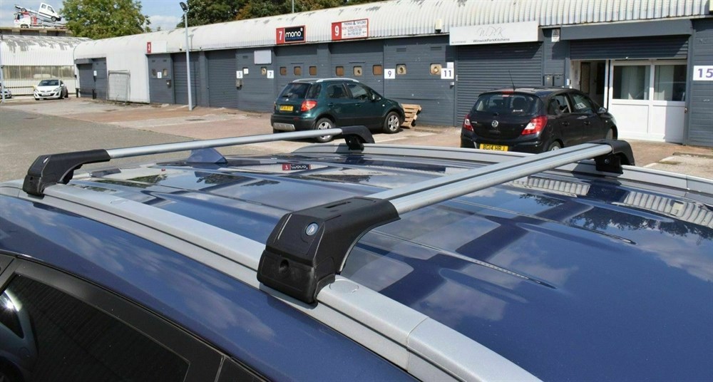 Cross Bars For Roof Rails To Fit Ford Transit Custom (2012 ONW Lockable - Image 2