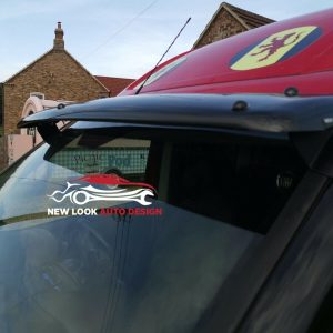 Sun Visor Black Acrylic for FIAT DOBLO 2015 +