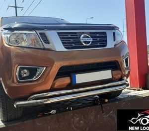 DOUBLE BULL BAR NUDGE BAR FOR NISSAN NAVARA 2016+ (76 mm ) BAR CHROME