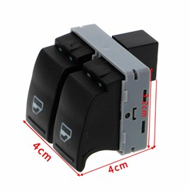 ELECTRIC DOUBLE WINDOW CONTROL SWITCH FRONT RIGHT FOR VW TRANSPORTER V T5 - Image 6