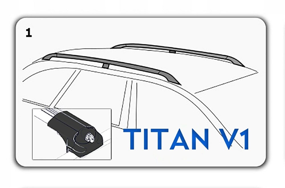HYUNDAI I20 ACTIVE (GB) HATCHBACK 2014 BLACK LOCKABLE ROOF RACK CROSSBAR - Image 3