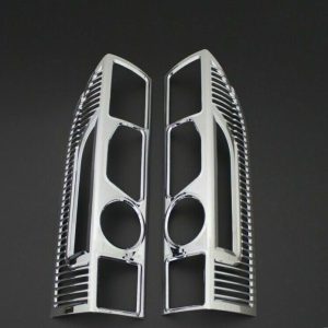 Fiat Ducato Peugeot Boxer 2006-2014 Chrome Rear Lamp Light Trim Cover 2pcs Abs