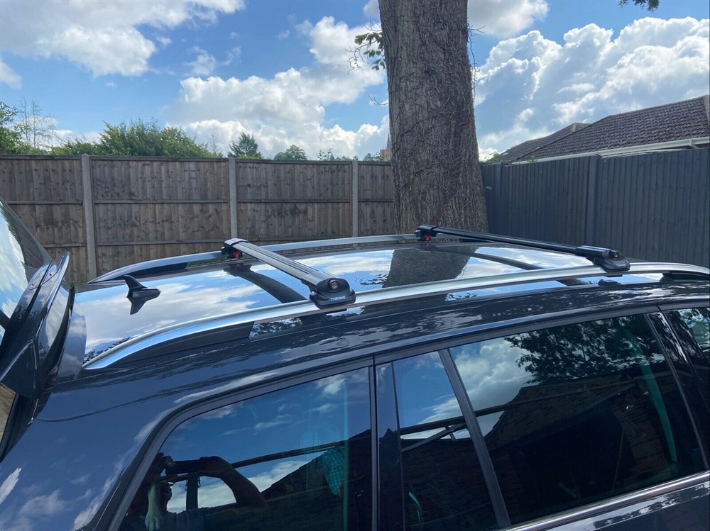 FIAT FLORINO VAN 2008 BLACK LOCKABLE ROOF RACK CROSS BAR - Image 7