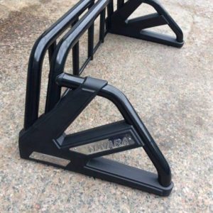 FITS FOR NISSAN NAVARA 2005-2016 S/S BLACK ROLL BAR - SPORTS BAR – BLACK