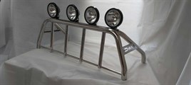 Fits ISUZU DMAX 2007-2011 ROLL BARS MODEL NAME & WINDOW GUARD + JUMBO SPOT LIGHTS - Image 6
