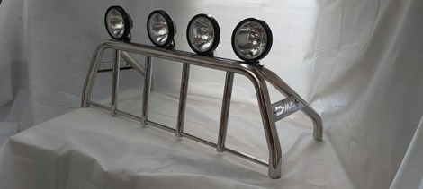 Fits ISUZU DMAX 2007-2011 ROLL BARS MODEL NAME & WINDOW GUARD + JUMBO SPOT LIGHTS