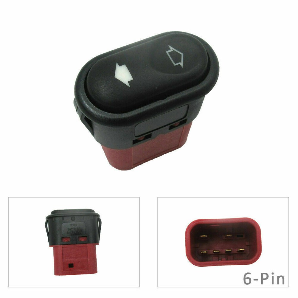 For FORD TRANSIT MK6 2000-2006 6-PIN Electric Window Switch Button 95BG14529AB - Image 2