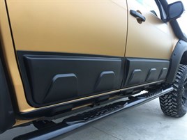 FOR ISUZU D-MAX DMAX 2012 ONW MATTE MATT BLACK WHEEL ARCH FENDER FLARES - Image 4