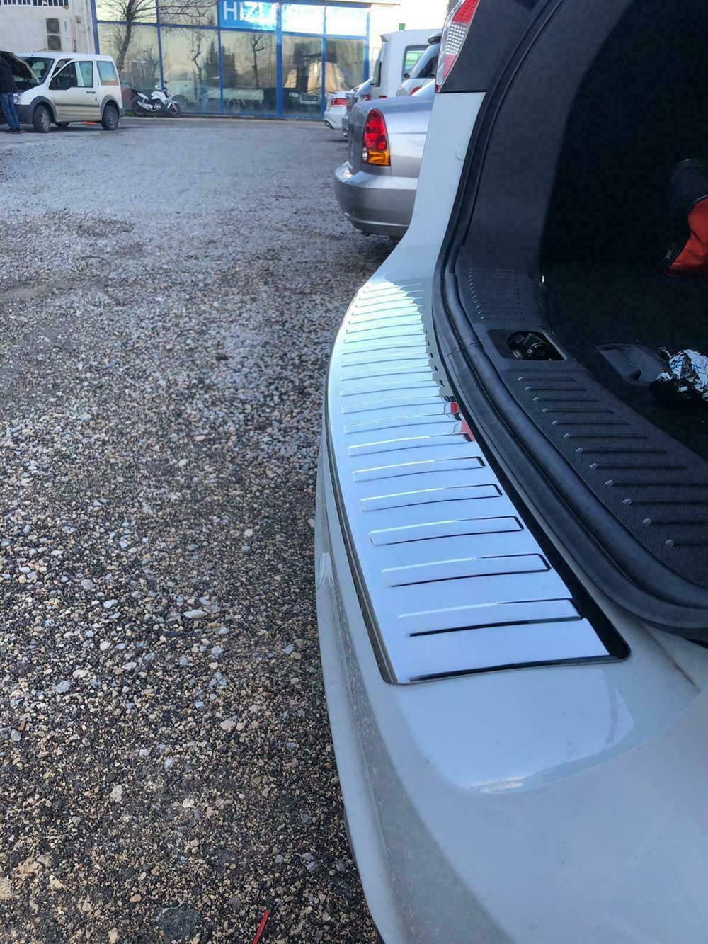 FORD KUGA 2005-2013 CHROME S.STEEL REAR BUMPER PROTECTOR GUARD COVER - Image 2