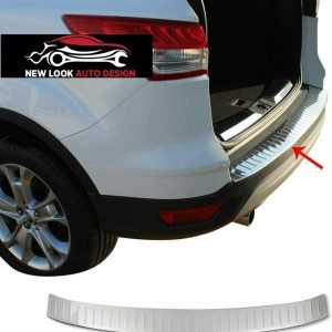 FORD KUGA 2013+ CHROME S.STEEL REAR BUMPER PROTECTOR GUARD COVER